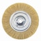 Norton Abrasives Norton Clipper 8 in. Coarse Crimped Wire Wheel Brush Brass 3750 rpm 1 pc 70184609162 - alternate 2